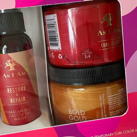 Jamaican Black Castor Oil  RED GOLD
5 Pieces AS I AM Curl Color - - Picture 7 of 7